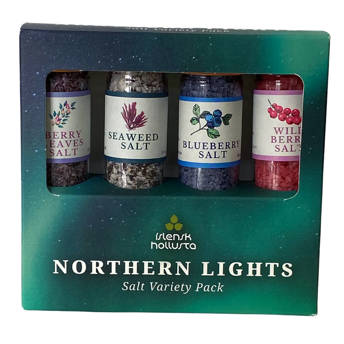 Northern Lights Salt 4x40g - Islensk Hollusta