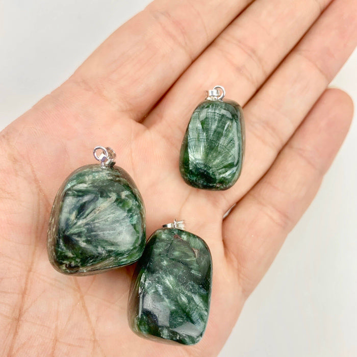 Seraphinite pendant