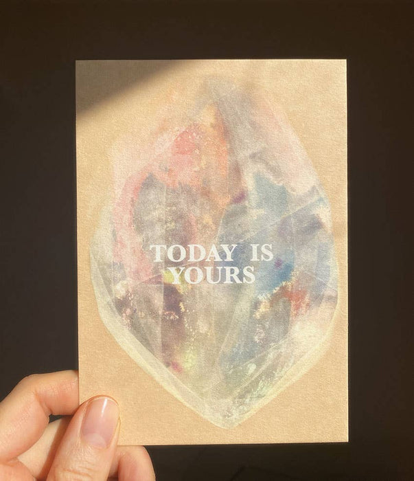TODAY IS YOURS - postikortti