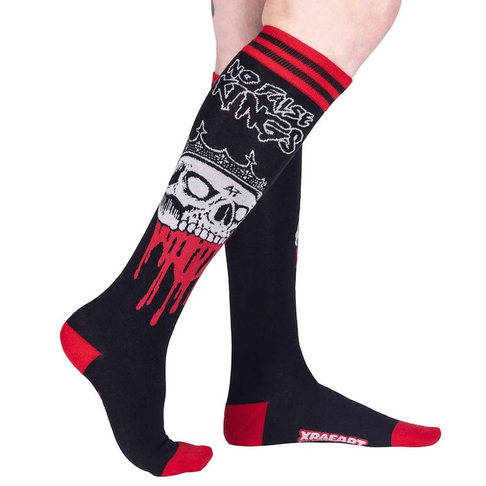 No False Kings Knee High Socks - sukat - FootClothes