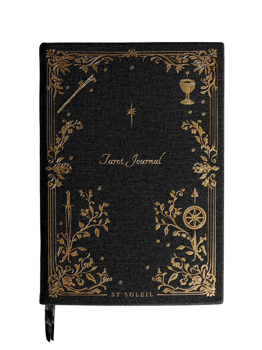 Tarot Journal, Black Linen - St Soleil