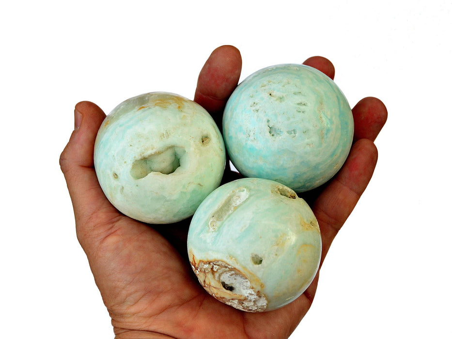 Karibian kalsiittti pallo (40mm - 60mm)