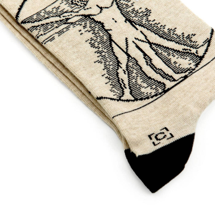 Vitruviuksen mies taidesukat – Sock Affairs