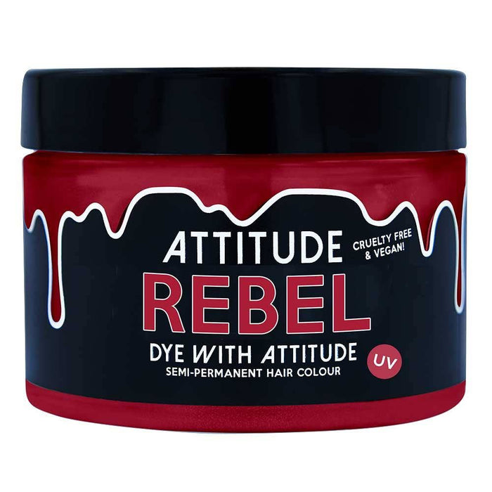 Rebel UV Red Hiusväri- vegaaninen, eläinkokeeton - Attitude Hair Dye