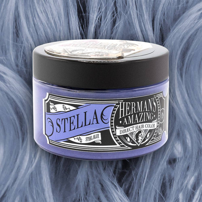 Stella Steel Blue Vegan Semi-Permanent Hair Color - Herman's Amazing