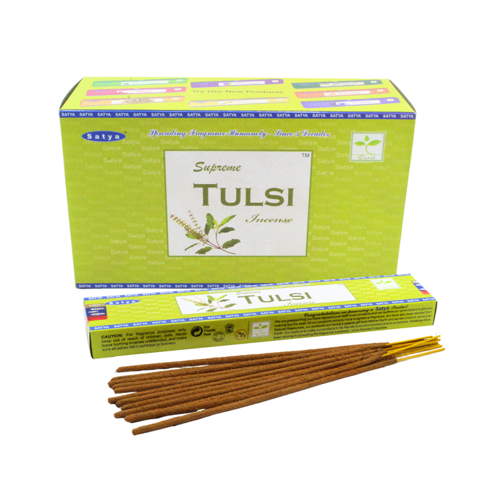 Supreme Tulsi suitsuketikku 15 g – Satya