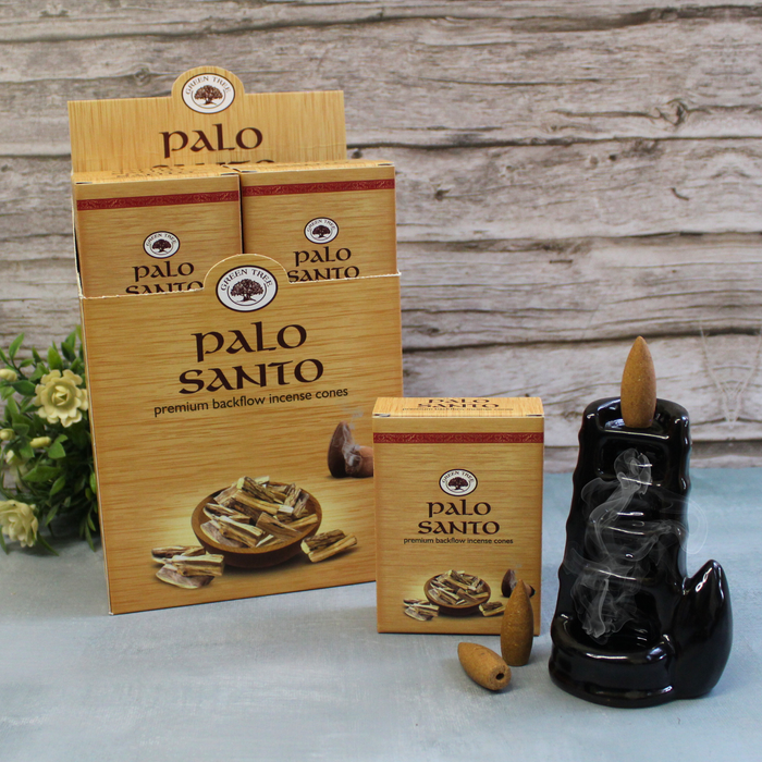 Green Tree Palo Santo backflow-suitsukekartiot (12 kpl pakkaus)