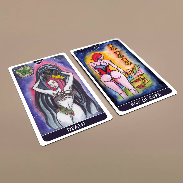 Earthly Delight Tarot 78+2 Extra Cards - Darksynevyr