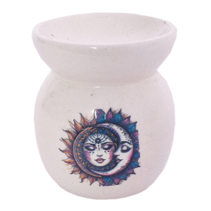 Sun and Moon -keraaminen öljypoltin 7,5 cm