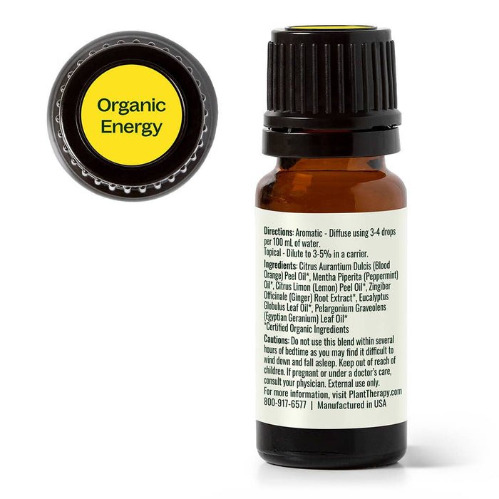 Organic Energy Essential Oil Blend 10 mL