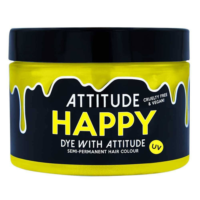Happy UV Yellow Hiusväri- vegaaninen, eläinkokeeton - Attitude Hair Dye