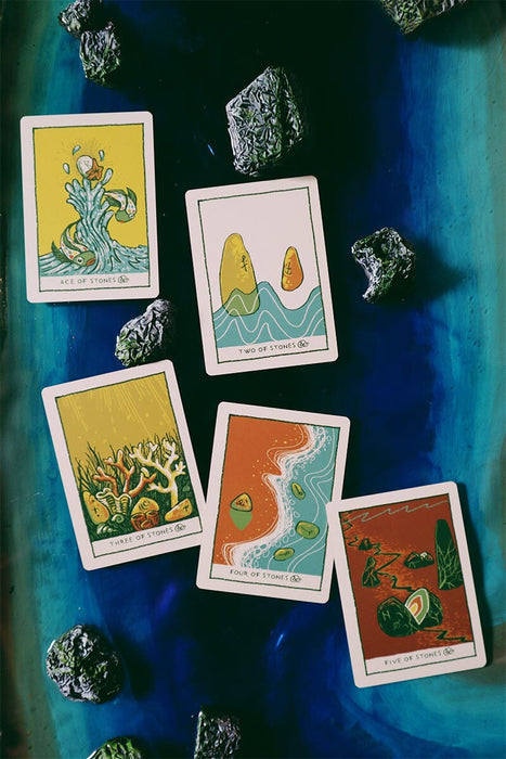 Green Glyphs Box Set: tarot, oracle, lenormand, runes, Glossary - James R. Eads (Kickstarter, Indie)