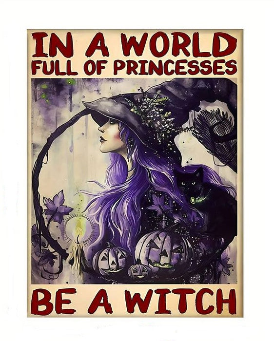 Be a Witch canvas printti isompi