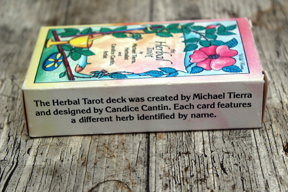 The Herbal Tarot Deck vtg 1988 -  Michael Tierra, Candice Cantin (preloved, OOP)