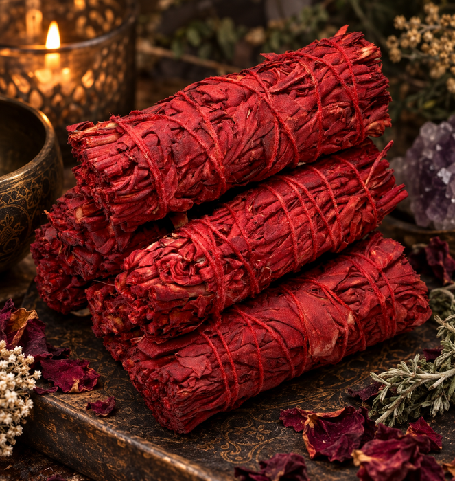 Dragons blood valkosalviakimppu n.10cm