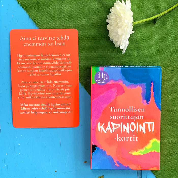 Tunnollisen Suorittajan Kapinointi -kortit - Hidasta Elämää