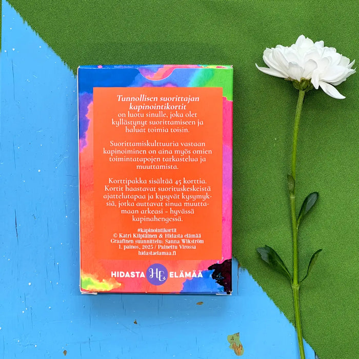 Tunnollisen Suorittajan Kapinointi -kortit - Hidasta Elämää