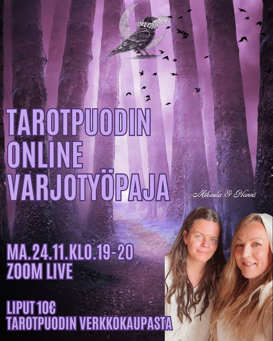 TALLENNE Varjotyöpaja ZOOM live ma.24.11. klo.19-20 - Tarotpuodin Varjoviikko