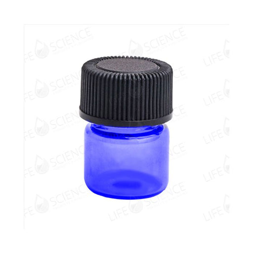 1 ml metalli koboltin sininen pullo tippalukolla (12-pack) - Tarotpuoti