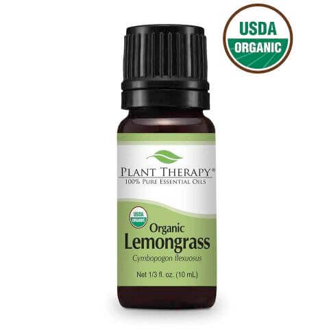 Organic Lemongrass eteerinen öljy 10ml - Plant Therapy