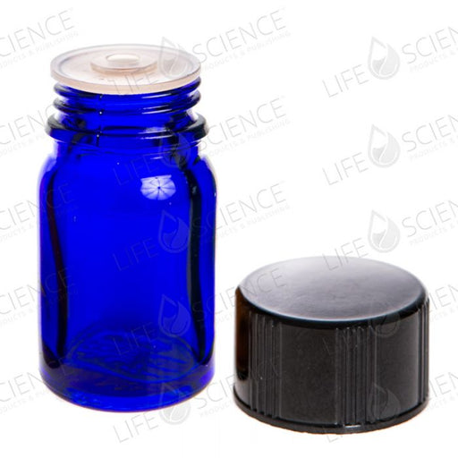 2 ml metalli koboltin sininen pullo tippalukolla (12kpl paketti) - Tarotpuoti