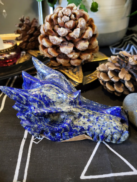 Lapis Lazuli Lohikäärmeen pää - Chile