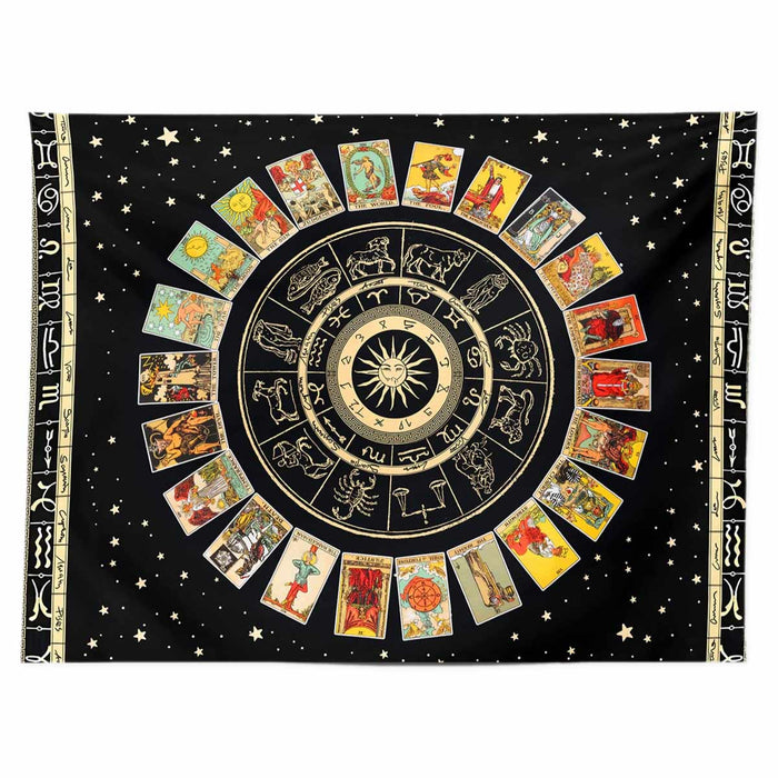 Zodiac Tarot Card seinävaate 150x130cm