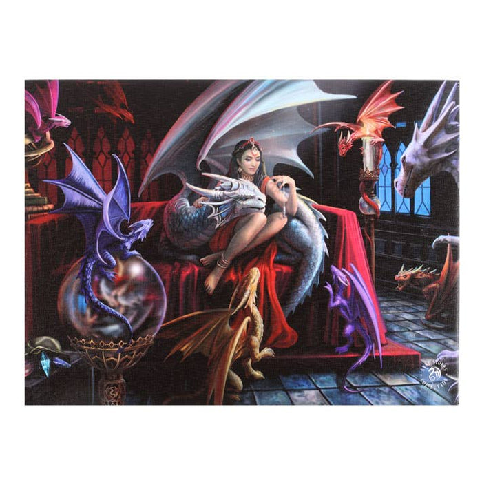 Drachen-Charm-Leinwand – Anne Stokes