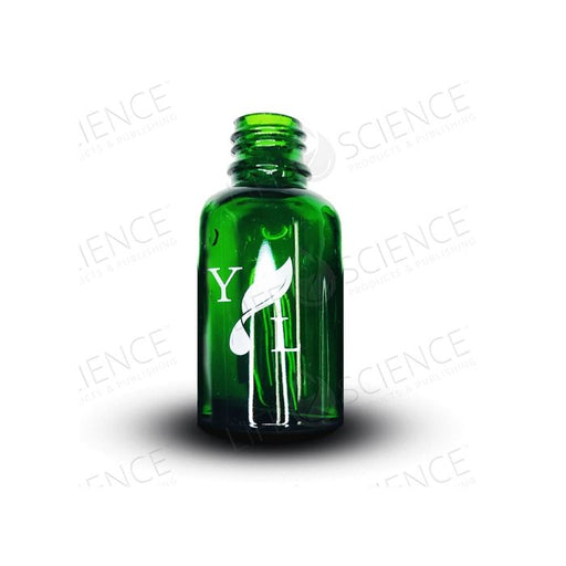 30 ml lasipullo vihreä Young Living painatuksella /kpl - Tarotpuoti