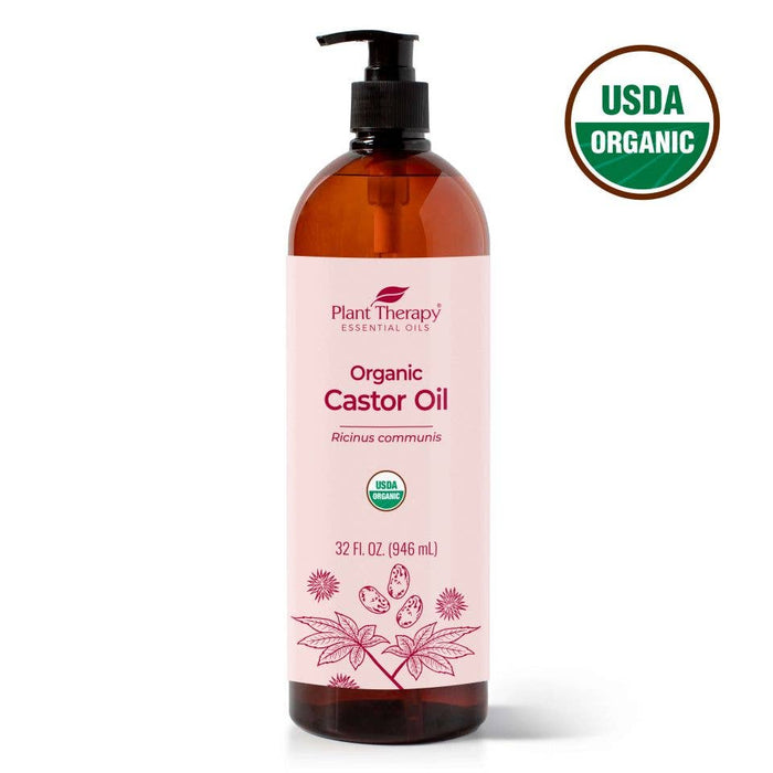 Luomu risiiniöljy Organic Castor Oil 940ml - Plant Therapy