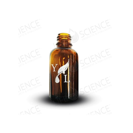 30ml ruskea pullo tippalukolla YL logolla 5kpl - Tarotpuoti