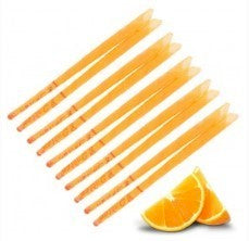 Ohrkerzen 10 Paar, süße Orange