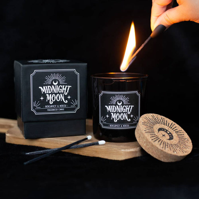 Midnight Moon Bergamot & Neroli Gothic tuoksukynttilä