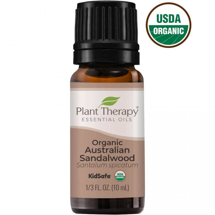 Organic Australian Sandalwood  eteerinen öljy 10ml - Plant Therapy