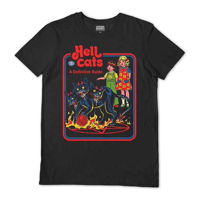 Hell Cats musta T-paita - Steven Rhodes
