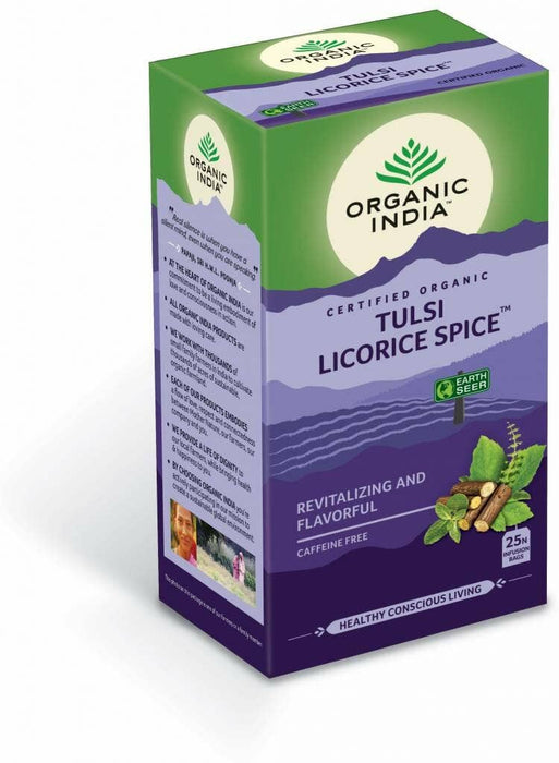 Tulsi Licorice Spice luomu yrttitee - Organic India