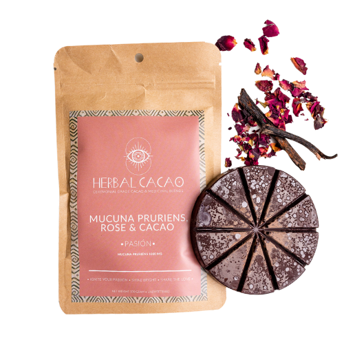Pasion Mucuna & Cacao Rose+Vanilla - Herbal Cacao 100g