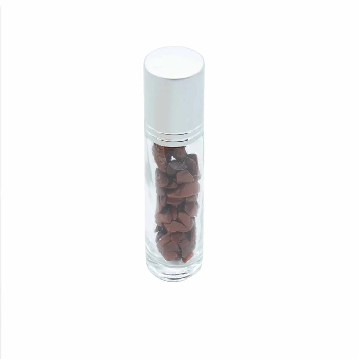Roll-on-Flasche mit Kristallsilberverschluss, 10 ml, für ätherische Öle (verschiedene Versionen)