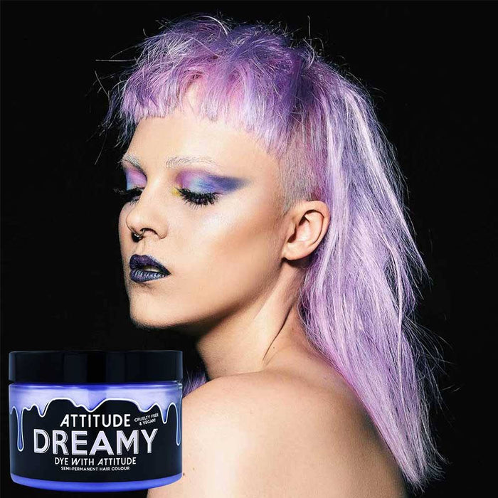 Dreamy Pastel Purple Hiusväri- vegaaninen, eläinkokeeton - Attitude Hair Dye