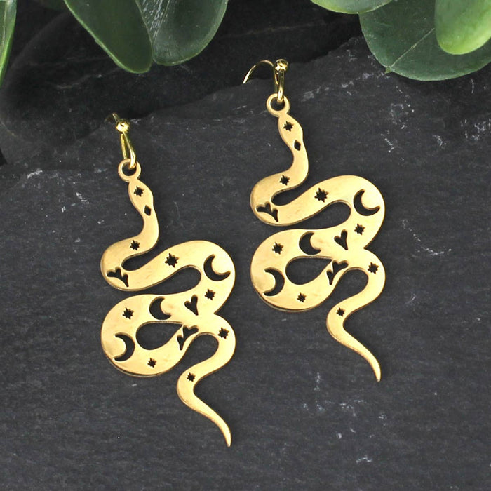 Celestial Serpent earrings