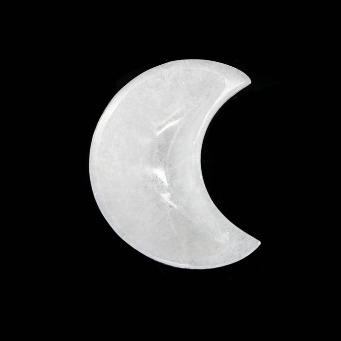 Kuun muotoinen seleniittikulho Marokosta. n12cm