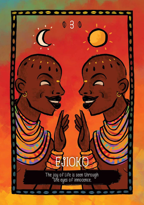 African Gods Oracle: Magic and Spells of the Orishas 36 Gilded Cards and 128-Page Full-Color Guidebook - Diego de Oxóssi
