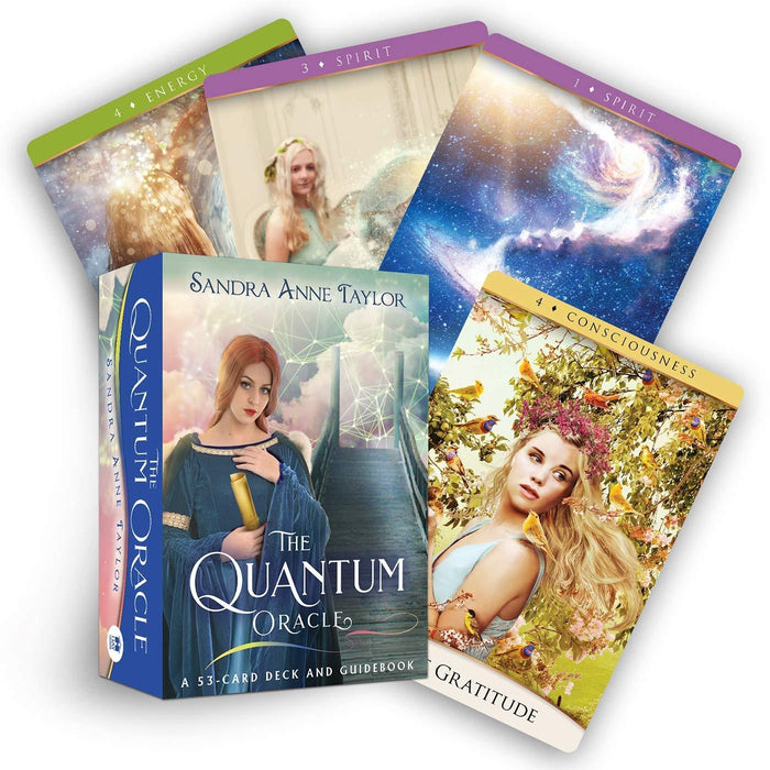 The Quantum Oracle: A 53-Card Deck and Guidebook Cards –  Sandra Anne Taylor (Preloved/käytetty)