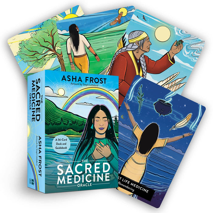 The Sacred Medicine Oracle : A 56-Card Deck and Guidebook - Asha Frost