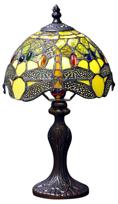 Tiffany lamppu "vihreä sudenkorento" k35cm