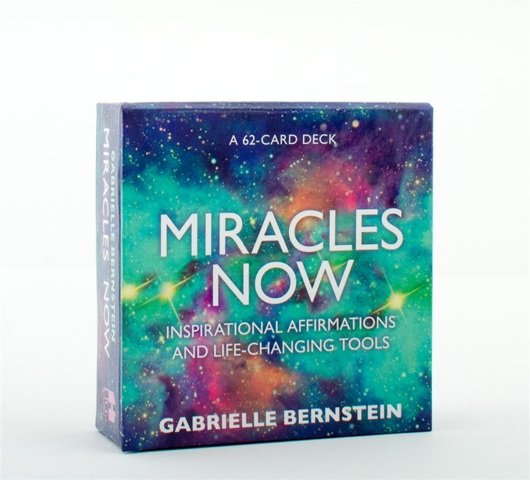 MIRACLES NOW: Inspirational Affirmations &amp; Life-Changing Tools (62-card deck &amp; guidebook) - Gabrielle Bernstein