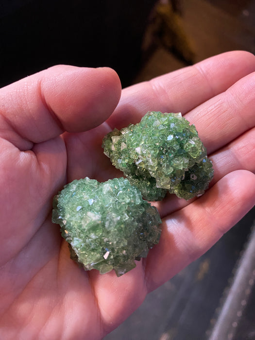 Alum kristalli vihreä 3-4cm
