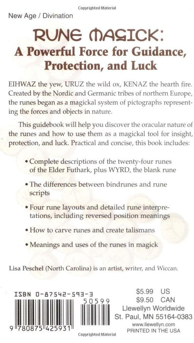 A Practical Guide to the Runes: Their Uses in Divination and Magick - Lisa Peschel - Tarotpuoti