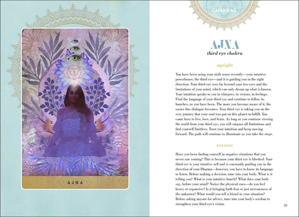 A Yogic Path Oracle Deck and Guidebook (Keepsake Box Set) - Danielle Noel & Sahara Rose - Tarotpuoti