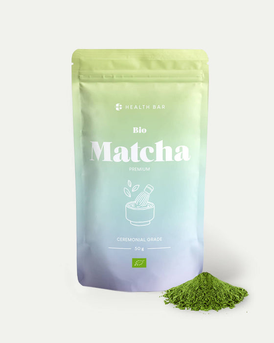 Luomu matcha tee premium 50 g CEREMONIAL GRADE - Health Bar